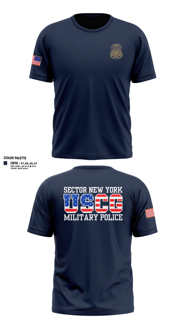 Short Sleeve Performance Shirt, Sector New York Security Forces, Coast Guard, Teamtime, Team time, sublimation, custom sports apparel, team uniforms, spirit wear, spiritwear, sports uniforms, custom shirts, team store, custom team store, fundraiser sports, apparel fundraiser