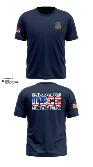 Short Sleeve Performance Shirt, Sector New York Security Forces, Coast Guard, Teamtime, Team time, sublimation, custom sports apparel, team uniforms, spirit wear, spiritwear, sports uniforms, custom shirts, team store, custom team store, fundraiser sports, apparel fundraiser