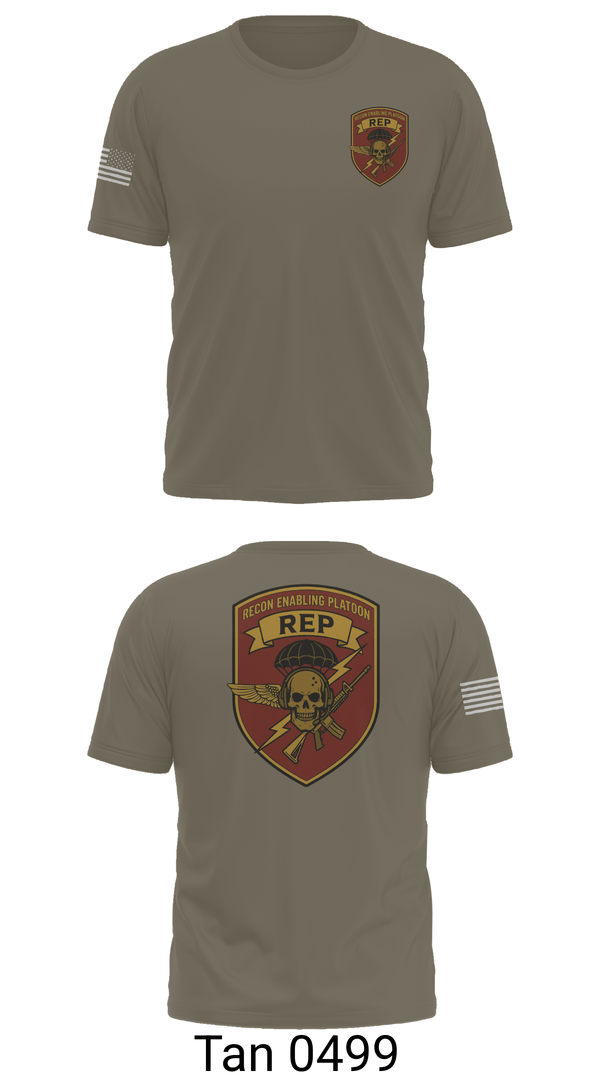 Old School Cotton Feel Shirt, 3D Force Recon REP, Marines, Teamtime, Team time, sublimation, custom sports apparel, team uniforms, spirit wear, spiritwear, sports uniforms, custom shirts, team store, custom team store, fundraiser sports, apparel fundraiser