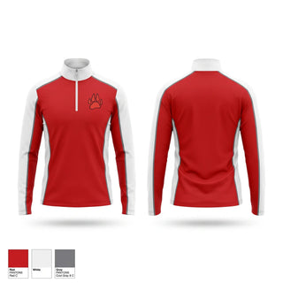 Quarter Zip Jacket, Laingsburg Wolfpack, Men's Basketball, Teamtime, Team time, sublimation, custom sports apparel, team uniforms, spirit wear, spiritwear, sports uniforms, custom shirts, team store, custom team store, fundraiser sports, apparel fundraiser