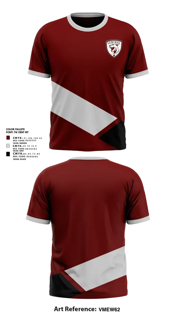 Bullitt Central High School 13942072 Short Sleeve Performance Shirt - 10