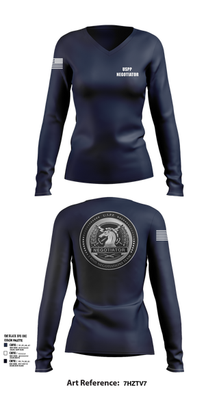 Womens Long Sleeve Vneck Shirt, Crisis Negotiations Team, , Teamtime, Team time, sublimation, custom sports apparel, team uniforms, spirit wear, spiritwear, sports uniforms, custom shirts, team store, custom team store, fundraiser sports, apparel fundraiser