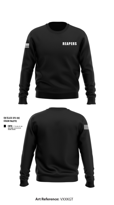 Crew Neck Sweatshirt, Reapers, , Teamtime, Team time, sublimation, custom sports apparel, team uniforms, spirit wear, spiritwear, sports uniforms, custom shirts, team store, custom team store, fundraiser sports, apparel fundraiser