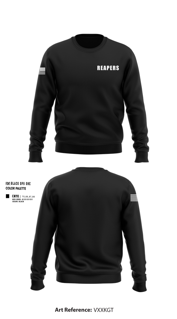 Crew Neck Sweatshirt, Reapers, , Teamtime, Team time, sublimation, custom sports apparel, team uniforms, spirit wear, spiritwear, sports uniforms, custom shirts, team store, custom team store, fundraiser sports, apparel fundraiser