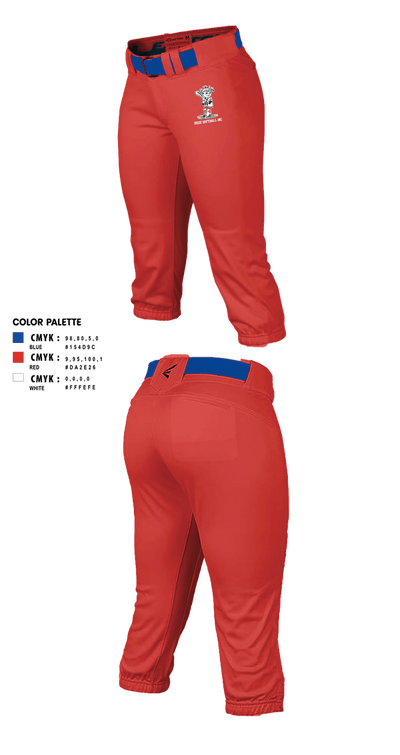 Dixie Softball Inc 39388430 Softball Pants - 1