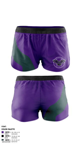 Womens Shorts, Wake County Crows, Softball, Teamtime, Team time, sublimation, custom sports apparel, team uniforms, spirit wear, spiritwear, sports uniforms, custom shirts, team store, custom team store, fundraiser sports, apparel fundraiser