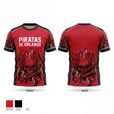 Piratas de Orlando 92402047 Old School Cotton Feel Shirt - 1