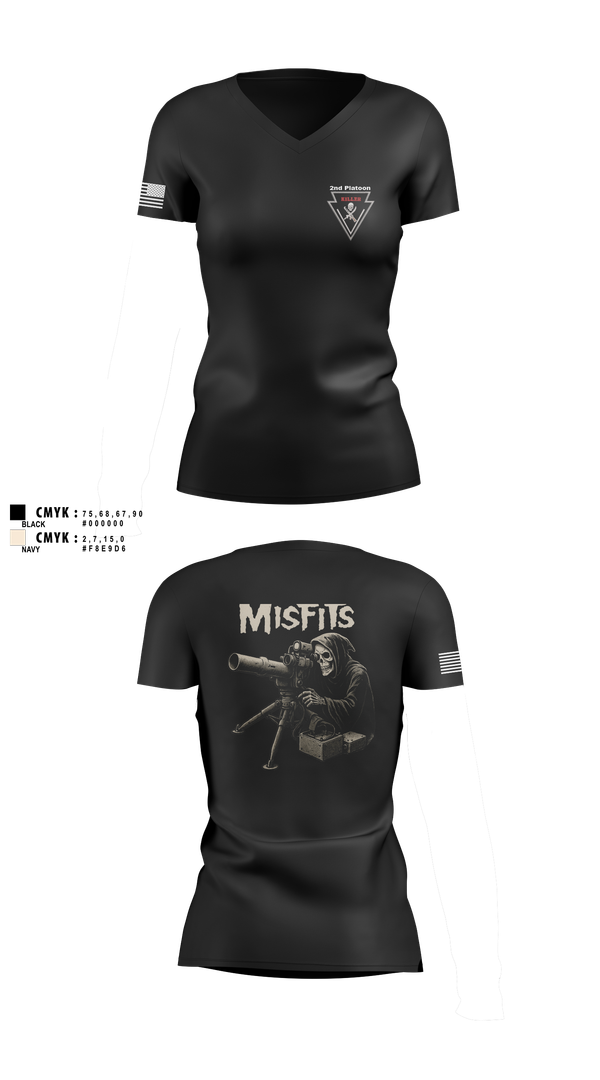 Womens Short Sleeve Vneck Shirt, 2/11 killer troop, Army, Teamtime, Team time, sublimation, custom sports apparel, team uniforms, spirit wear, spiritwear, sports uniforms, custom shirts, team store, custom team store, fundraiser sports, apparel fundraiser