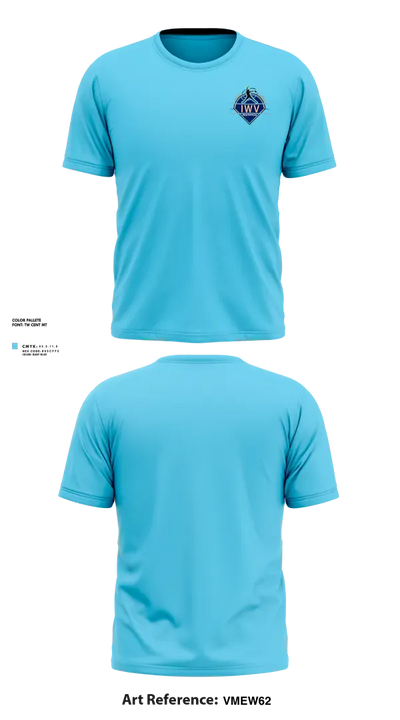 IWV Youth Softball 66650768 Short Sleeve Performance Shirt - 12