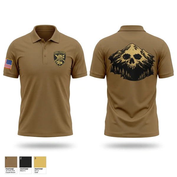 Short Sleeve Performance Polo, 320th PSYOP, Army, Teamtime, Team time, sublimation, custom sports apparel, team uniforms, spirit wear, spiritwear, sports uniforms, custom shirts, team store, custom team store, fundraiser sports, apparel fundraiser