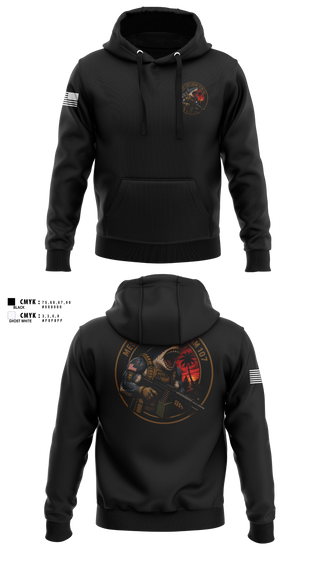 Hoodie, MESG-1 DET GUAM TEAM 707, Navy, Teamtime, Team time, sublimation, custom sports apparel, team uniforms, spirit wear, spiritwear, sports uniforms, custom shirts, team store, custom team store, fundraiser sports, apparel fundraiser