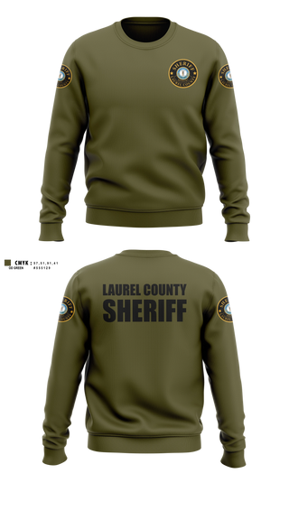 Crew Neck Sweatshirt, Laurel county sheriffs, Police, Teamtime, Team time, sublimation, custom sports apparel, team uniforms, spirit wear, spiritwear, sports uniforms, custom shirts, team store, custom team store, fundraiser sports, apparel fundraiser
