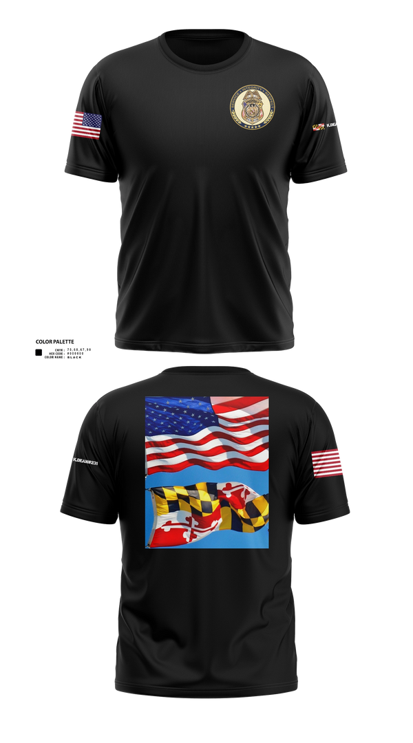 Short Sleeve Performance Shirt, Greenbelt police Charlie squad, Police, Teamtime, Team time, sublimation, custom sports apparel, team uniforms, spirit wear, spiritwear, sports uniforms, custom shirts, team store, custom team store, fundraiser sports, apparel fundraiser
