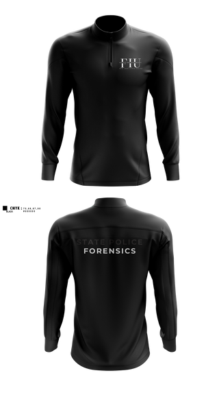 Quarter Zip Jacket, FORENSIC IDENTIFICATION UNIT, Police, Teamtime, Team time, sublimation, custom sports apparel, team uniforms, spirit wear, spiritwear, sports uniforms, custom shirts, team store, custom team store, fundraiser sports, apparel fundraiser