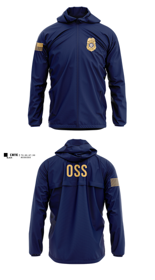 Windbreaker, Office of School Safety, Police, Teamtime, Team time, sublimation, custom sports apparel, team uniforms, spirit wear, spiritwear, sports uniforms, custom shirts, team store, custom team store, fundraiser sports, apparel fundraiser