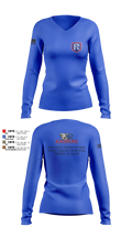 RICS Raiders 86682498 Women's Long Sleeve V-neck Shirt - 4