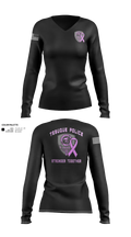 Tesuque Police Dept 47912639 Women's Long Sleeve V-neck Shirt - 21