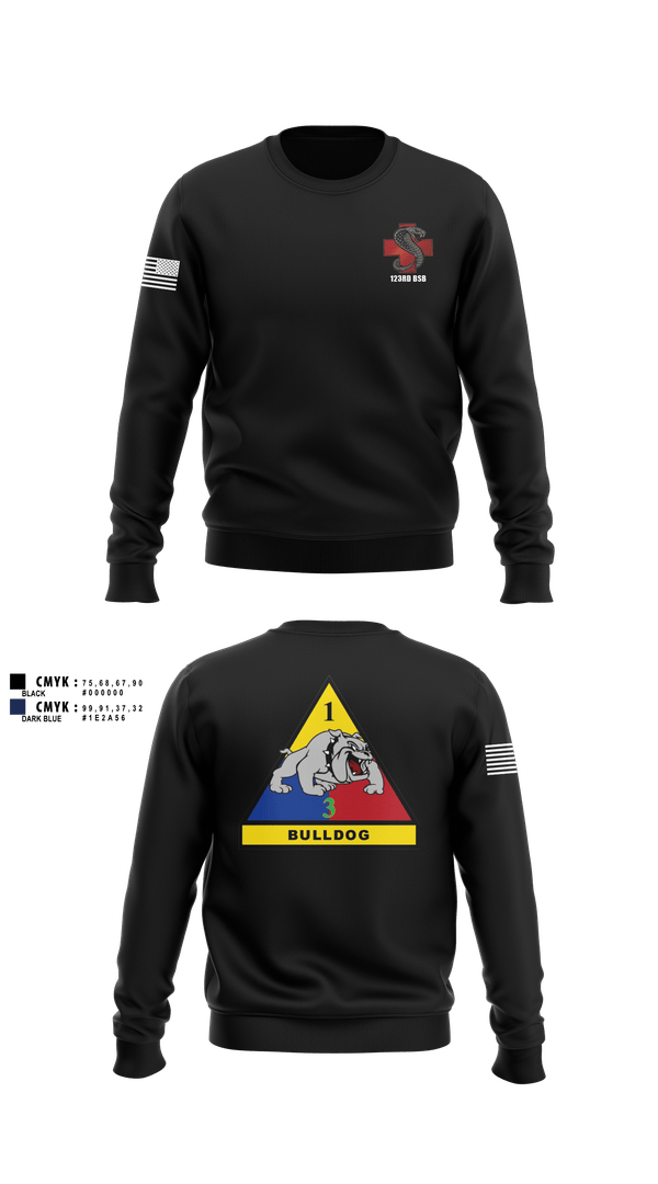 Crew Neck Sweatshirt, 123rd BSB, Army, Teamtime, Team time, sublimation, custom sports apparel, team uniforms, spirit wear, spiritwear, sports uniforms, custom shirts, team store, custom team store, fundraiser sports, apparel fundraiser