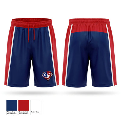 G.S. Sports Performance Academy Athletic Shorts With Pockets - 1