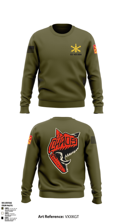 C 1-43 ADA 65403785 Crew Neck Sweatshirt - 4