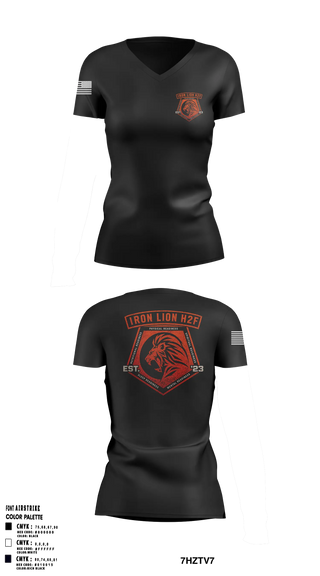 Womens Short Sleeve Vneck Shirt, 35th CSB H2F, Army, Teamtime, Team time, sublimation, custom sports apparel, team uniforms, spirit wear, spiritwear, sports uniforms, custom shirts, team store, custom team store, fundraiser sports, apparel fundraiser
