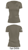 Illinois Department Of Corrections 95437368 Women's Short Sleeve V-neck Shirt - 6