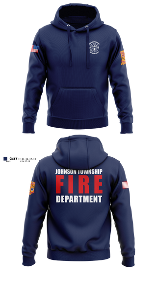 Hoodie, Johnson township fire department, Fire Department, Teamtime, Team time, sublimation, custom sports apparel, team uniforms, spirit wear, spiritwear, sports uniforms, custom shirts, team store, custom team store, fundraiser sports, apparel fundraiser