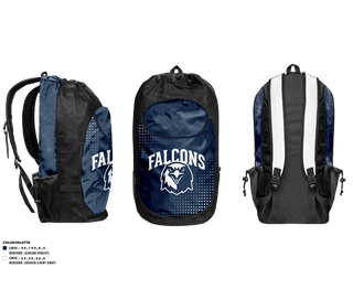 Gear Bag, Frontier School of Excellence Basketball, Men's Basketball, Teamtime, Team time, sublimation, custom sports apparel, team uniforms, spirit wear, spiritwear, sports uniforms, custom shirts, team store, custom team store, fundraiser sports, apparel fundraiser