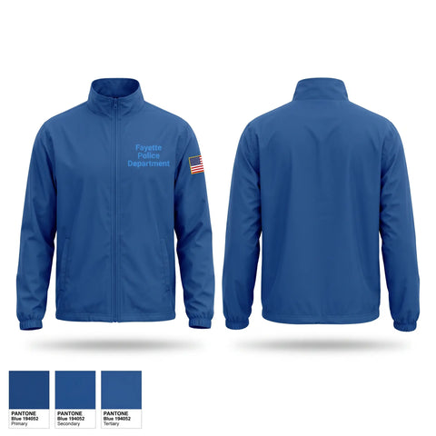 Windbreaker, Fayette Police Department, Police, Teamtime, Team time, sublimation, custom sports apparel, team uniforms, spirit wear, spiritwear, sports uniforms, custom shirts, team store, custom team store, fundraiser sports, apparel fundraiser