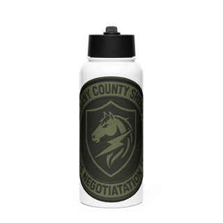 CNT 81524840 Stainless Steel Water Bottle with a Straw Lid