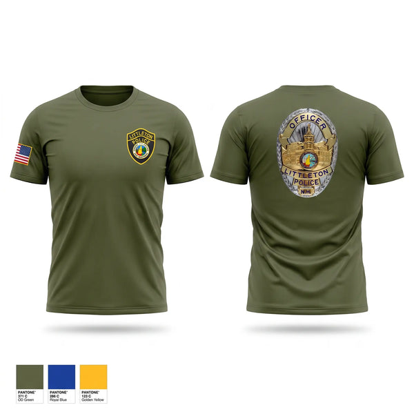Short Sleeve Performance Shirt, Littleton NH Police Department, Police, Teamtime, Team time, sublimation, custom sports apparel, team uniforms, spirit wear, spiritwear, sports uniforms, custom shirts, team store, custom team store, fundraiser sports, apparel fundraiser