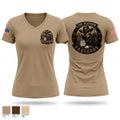 2nd Platoon Vaqueros Women's Short Sleeve V-neck Shirt - 1