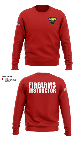 Crew Neck Sweatshirt, West Virginia State Police, Police, Teamtime, Team time, sublimation, custom sports apparel, team uniforms, spirit wear, spiritwear, sports uniforms, custom shirts, team store, custom team store, fundraiser sports, apparel fundraiser