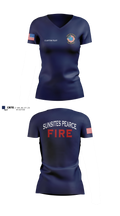 Sunsites-Pearce Fire District Women's Short Sleeve V-neck Shirt - 3