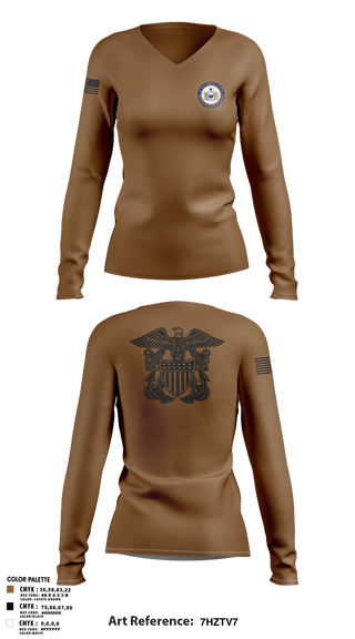 Womens Long Sleeve Vneck Shirt, NSCS, , Teamtime, Team time, sublimation, custom sports apparel, team uniforms, spirit wear, spiritwear, sports uniforms, custom shirts, team store, custom team store, fundraiser sports, apparel fundraiser