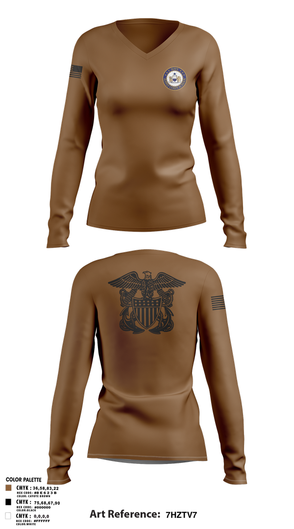 Womens Long Sleeve Vneck Shirt, NSCS, , Teamtime, Team time, sublimation, custom sports apparel, team uniforms, spirit wear, spiritwear, sports uniforms, custom shirts, team store, custom team store, fundraiser sports, apparel fundraiser