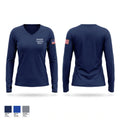 Mobile county Ems 92919741 Women's Long Sleeve V-neck Shirt - 1