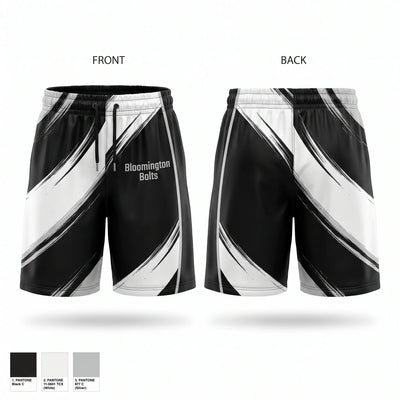Bloomington Bolts Mens Reversible Basketball Shorts - 1