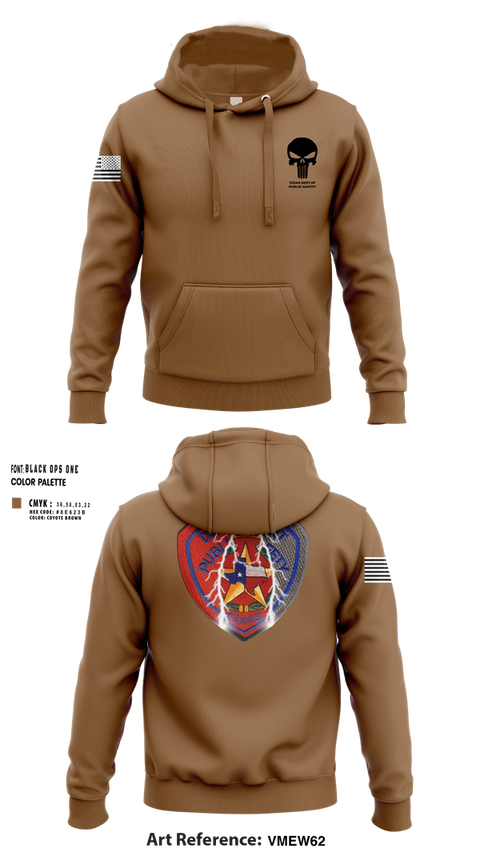 Hoodie, Texas dept of Public Safety, , Teamtime, Team time, sublimation, custom sports apparel, team uniforms, spirit wear, spiritwear, sports uniforms, custom shirts, team store, custom team store, fundraiser sports, apparel fundraiser