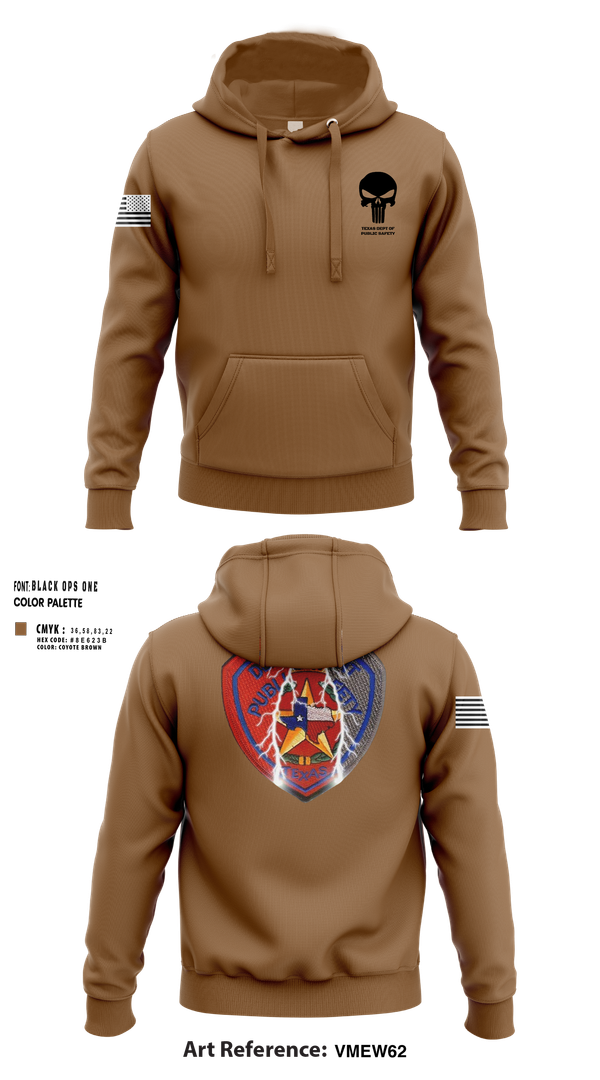 Hoodie, Texas dept of Public Safety, , Teamtime, Team time, sublimation, custom sports apparel, team uniforms, spirit wear, spiritwear, sports uniforms, custom shirts, team store, custom team store, fundraiser sports, apparel fundraiser