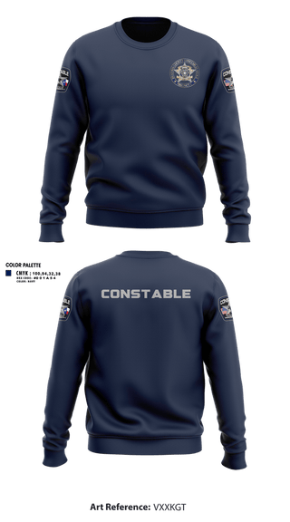 Crew Neck Sweatshirt, Brazoria County Precinct 4 Constable's Office, Police, Teamtime, Team time, sublimation, custom sports apparel, team uniforms, spirit wear, spiritwear, sports uniforms, custom shirts, team store, custom team store, fundraiser sports, apparel fundraiser