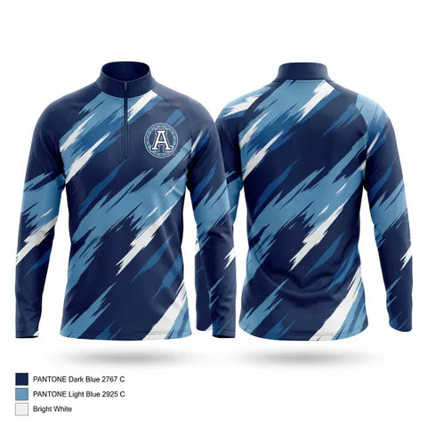 Quarter Zip Jacket, TSA, , Teamtime, Team time, sublimation, custom sports apparel, team uniforms, spirit wear, spiritwear, sports uniforms, custom shirts, team store, custom team store, fundraiser sports, apparel fundraiser
