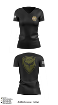 SWAT 37842893 Women's Short Sleeve V-neck Shirt - 3