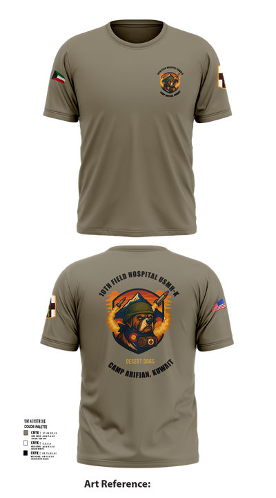 10th Field Hospital (FWD) 73609367 Short Sleeve Performance Shirt - 105