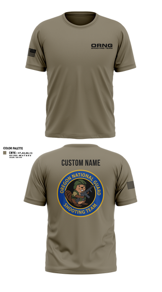 Short Sleeve Performance Shirt, Oregon national guard shooting team, Army, Teamtime, Team time, sublimation, custom sports apparel, team uniforms, spirit wear, spiritwear, sports uniforms, custom shirts, team store, custom team store, fundraiser sports, apparel fundraiser