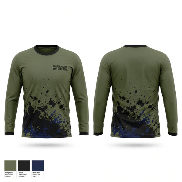 Long Sleeve Performance Shirt, Corvus Strategic Solutions Group, , Teamtime, Team time, sublimation, custom sports apparel, team uniforms, spirit wear, spiritwear, sports uniforms, custom shirts, team store, custom team store, fundraiser sports, apparel fundraiser
