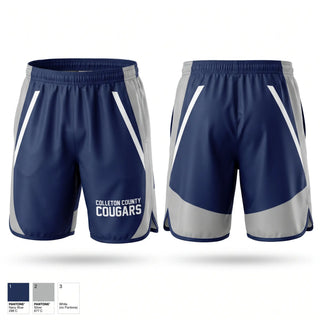 Track Shorts, Colleton County Cougars, Track & Field, Teamtime, Team time, sublimation, custom sports apparel, team uniforms, spirit wear, spiritwear, sports uniforms, custom shirts, team store, custom team store, fundraiser sports, apparel fundraiser