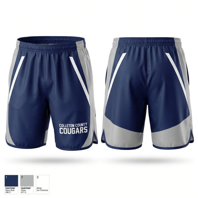 Colleton County Cougars 17459991 Track Shorts - 1