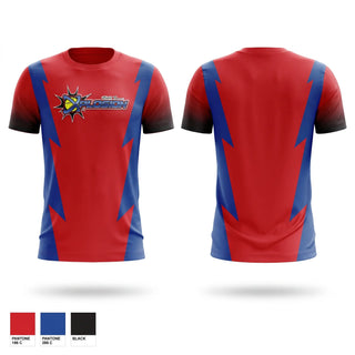 Short Sleeve Performance Shirt, Middle Team Xplosion, Softball, Teamtime, Team time, sublimation, custom sports apparel, team uniforms, spirit wear, spiritwear, sports uniforms, custom shirts, team store, custom team store, fundraiser sports, apparel fundraiser