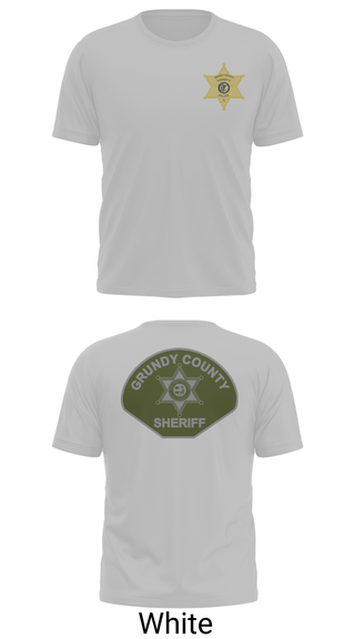 Short Sleeve Performance Shirt, Grundy County Sheriff's Department, Police, Teamtime, Team time, sublimation, custom sports apparel, team uniforms, spirit wear, spiritwear, sports uniforms, custom shirts, team store, custom team store, fundraiser sports, apparel fundraiser